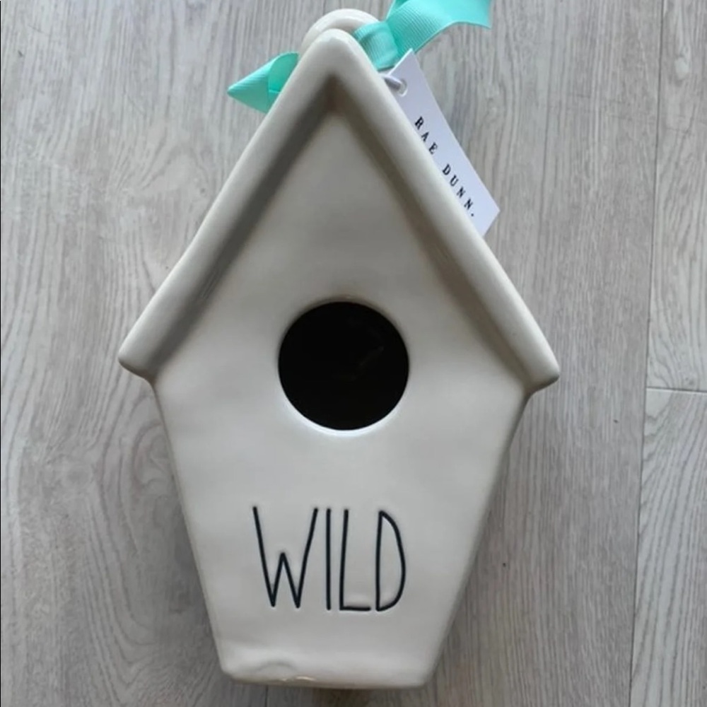 Rae Dunn birdhouse